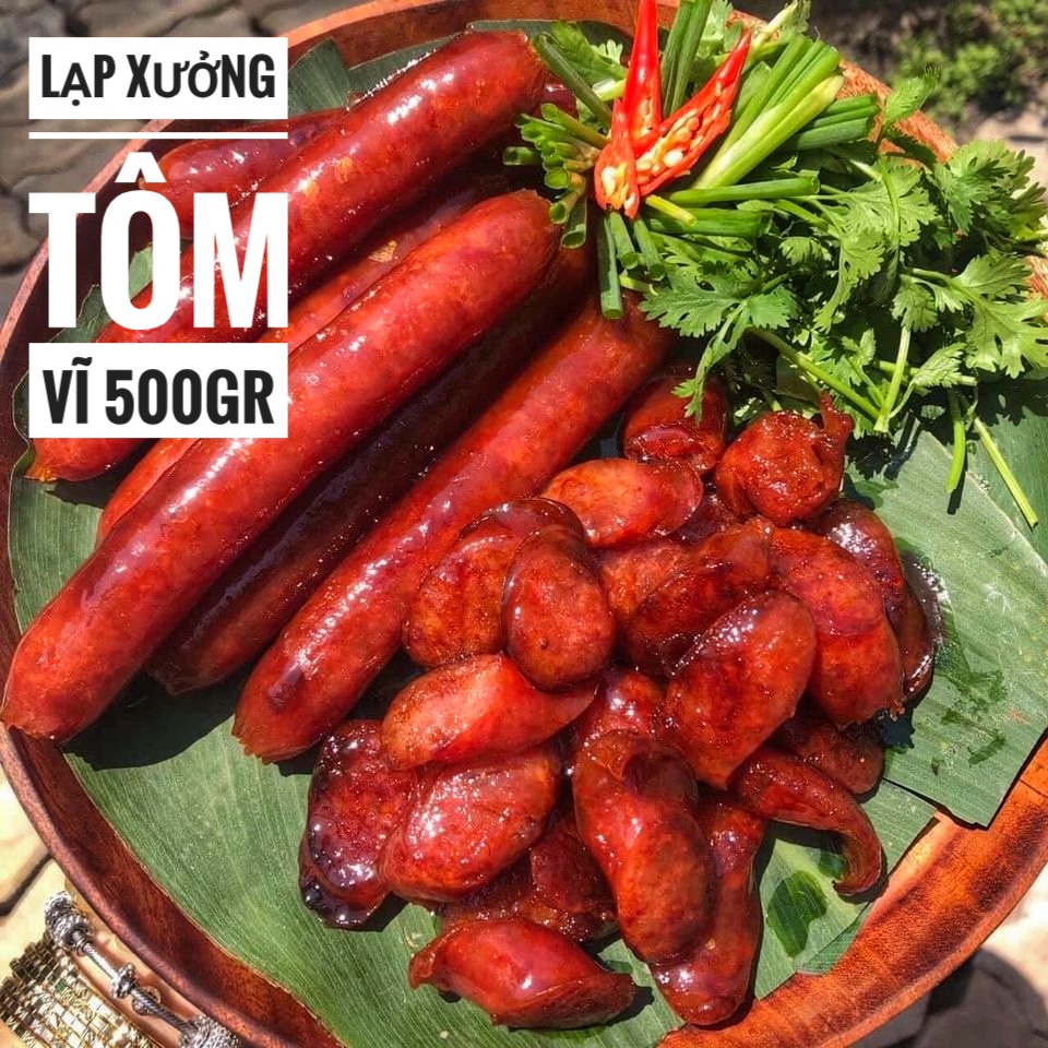 Lạp Xưởng Tôm - Túi 500gr