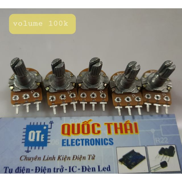 Combo 5 biến trở volume 100k đơn (3 chân)