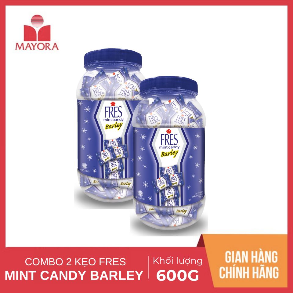 Combo 2 Kẹo Fres Barley Hũ 600G