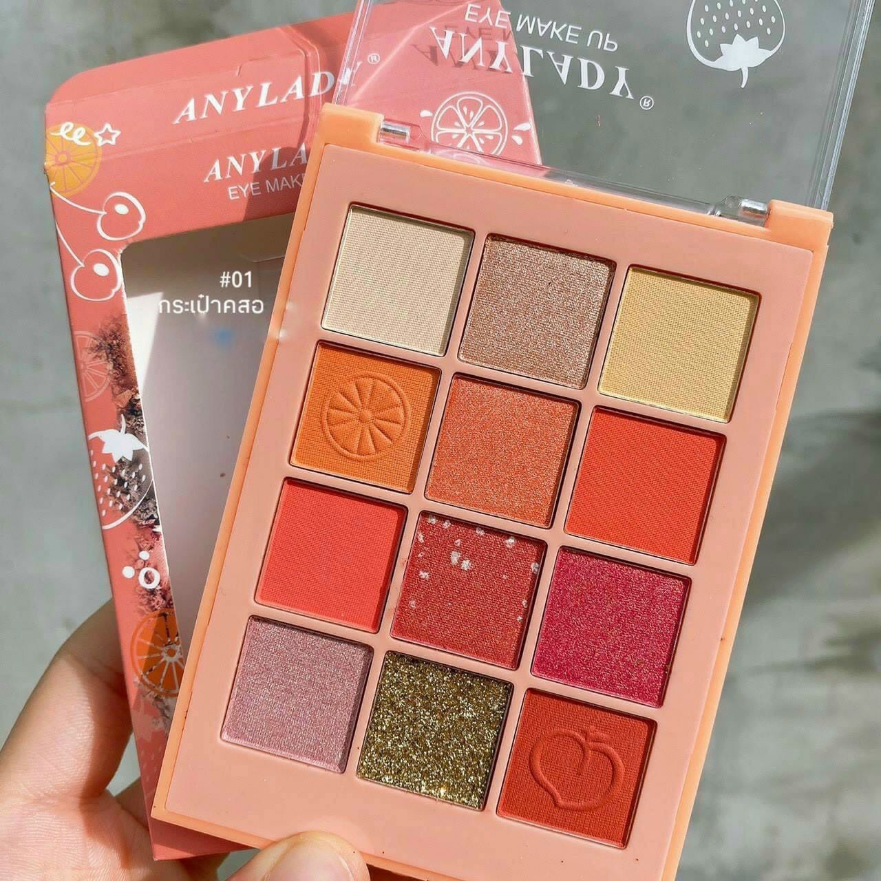 [HCM]BẢNG MÀU MẮT ANY LADY SWEET FRUIT 12 Ô