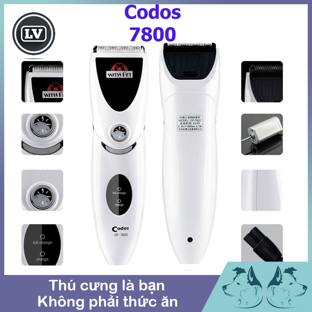 Tông đơ cắt lông chó codos 7800 Phụ kiện Long Vũ