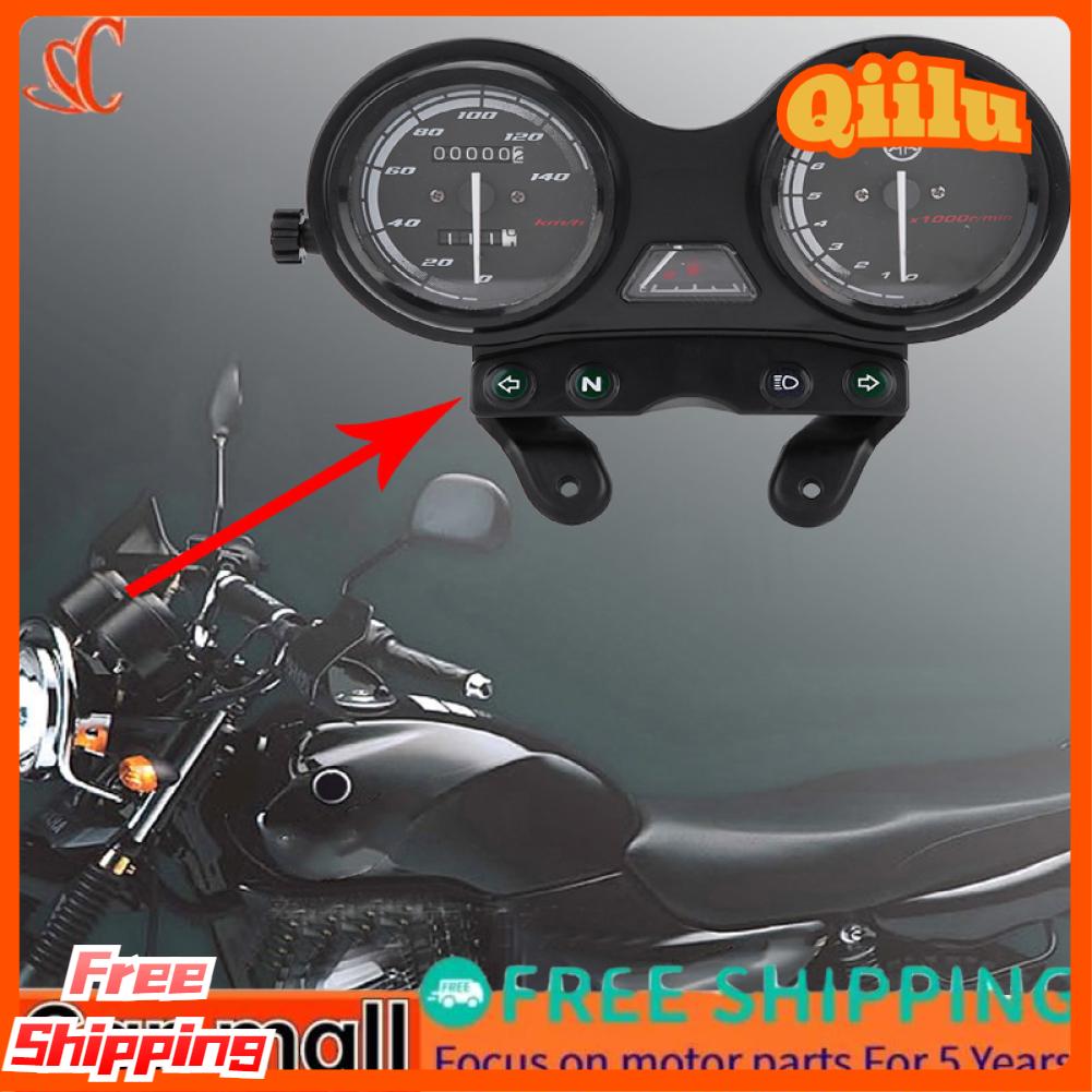 【Flash Sale!!!】DC 12V Motorcycle Motorbike 12000RPM LCD Odometer Speedometer for Yamaha YBR 125