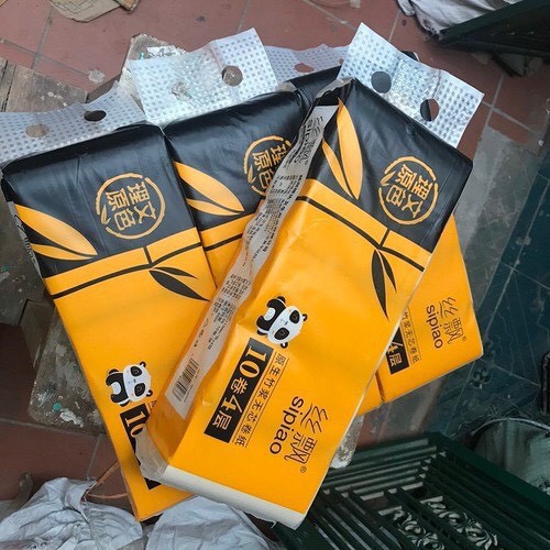 BỊCH GIẤY VỆ SINH GẤU TRÚC SIPIAO 40 CUỘN( hàng nội địa Trung - 2,6kg )