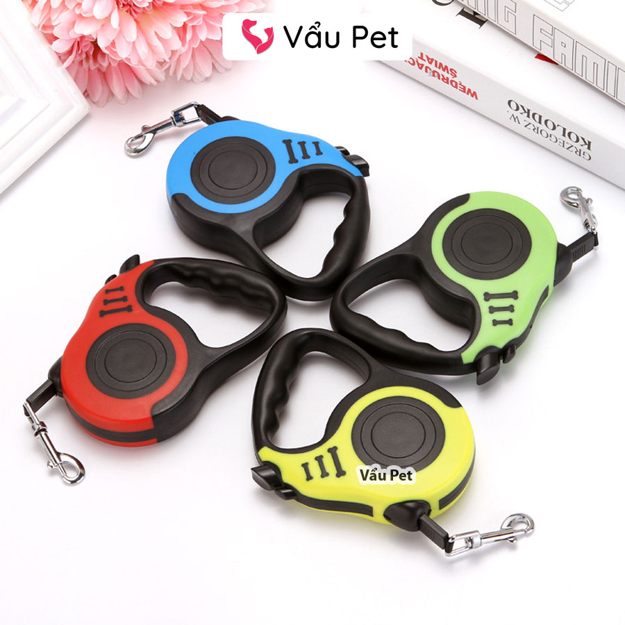 Dây dắt chó mèo tự động 3M - Xích chó mèo