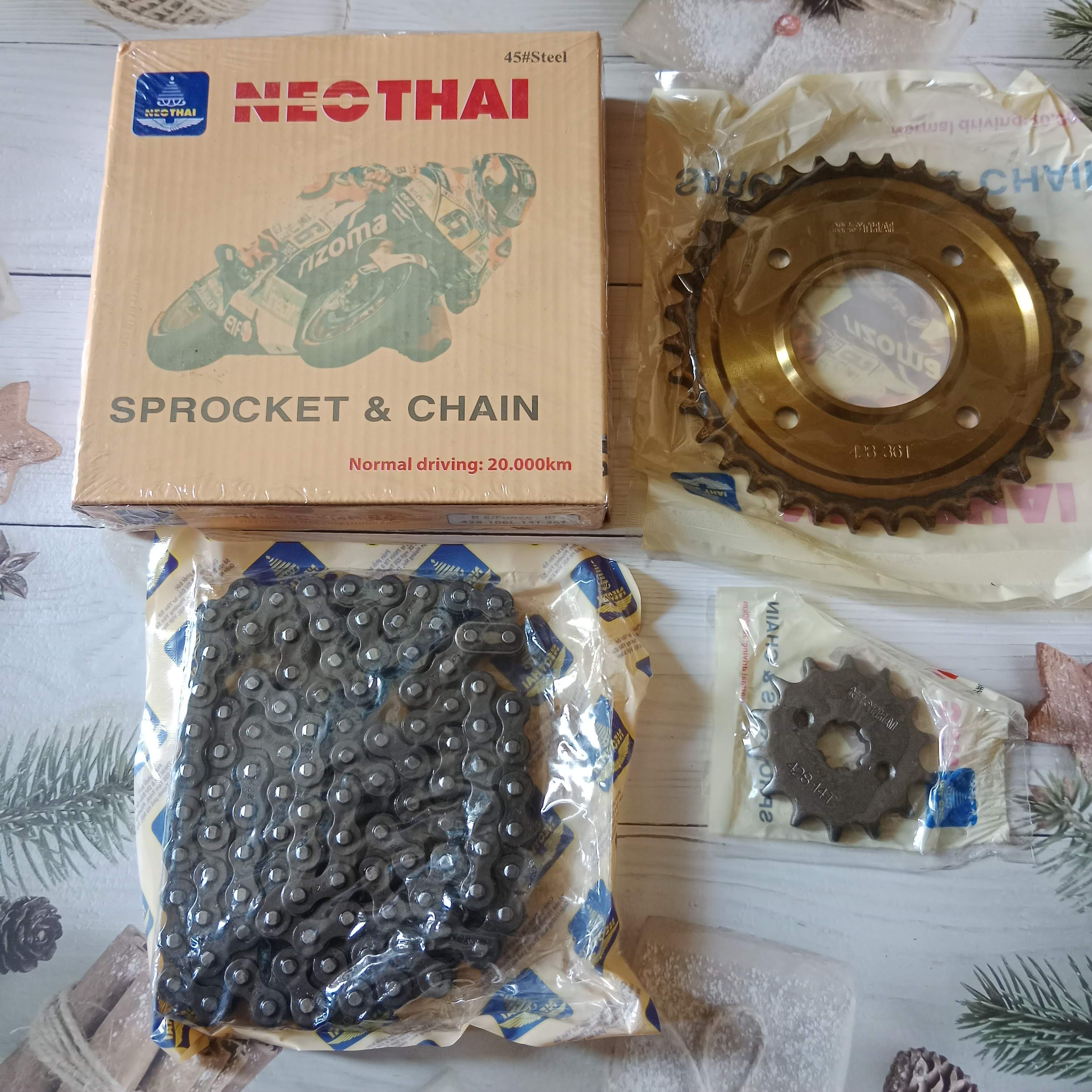 Nhông sên đĩa wave a 110 , wave blade , wave s 110 , rsx 110 hiệu neothai cao cấp / nhông xích blade , wave a 110