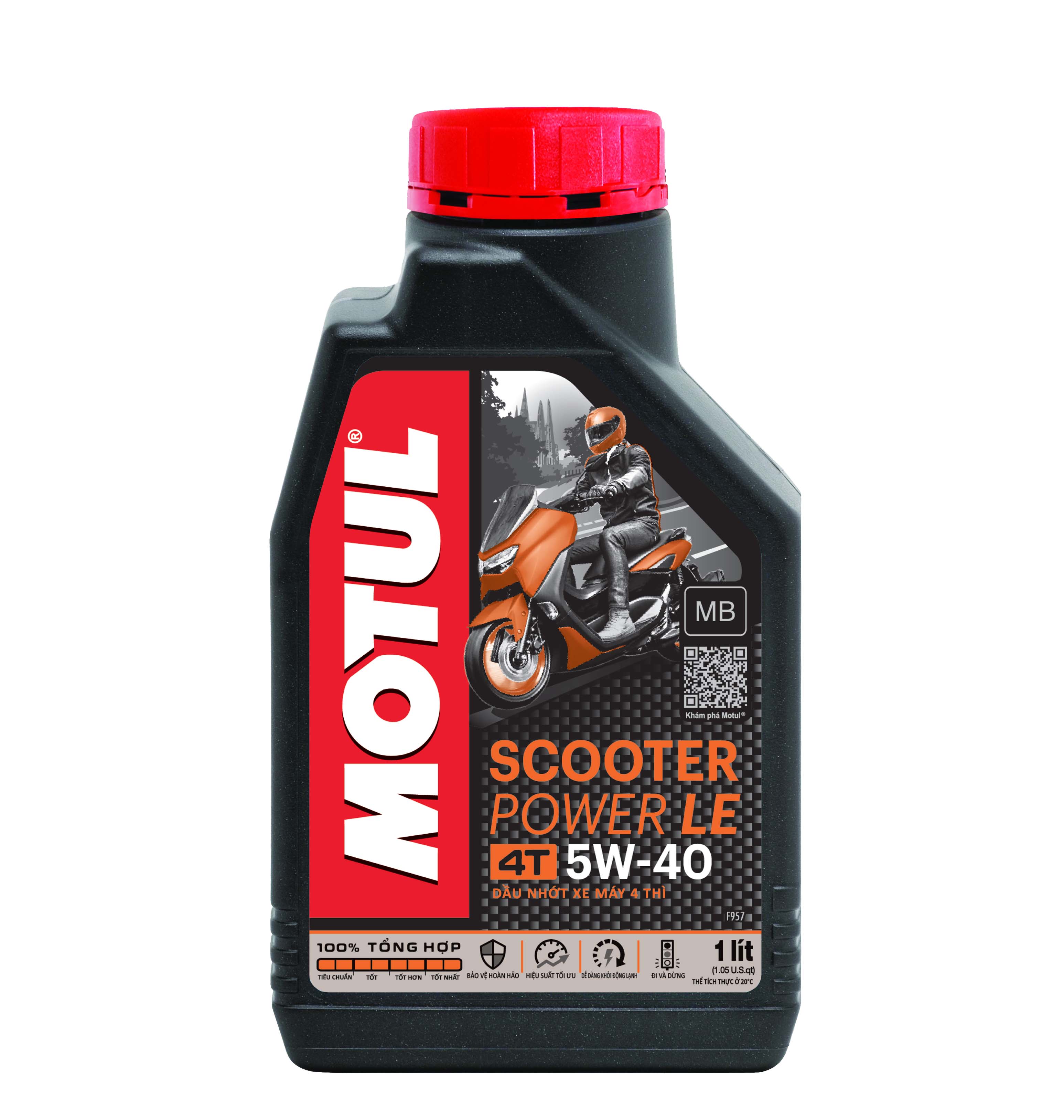 [Mẫu Mới] Nhớt cao cấp dành cho xe tay ga đời mới Motul Scooter Power LE 5W40 1L - Hàng Chính Hãng 100% Motul, Chất Lượng Cao, Giá Siêu Tốt, Nhà bán hàng Uy Tín