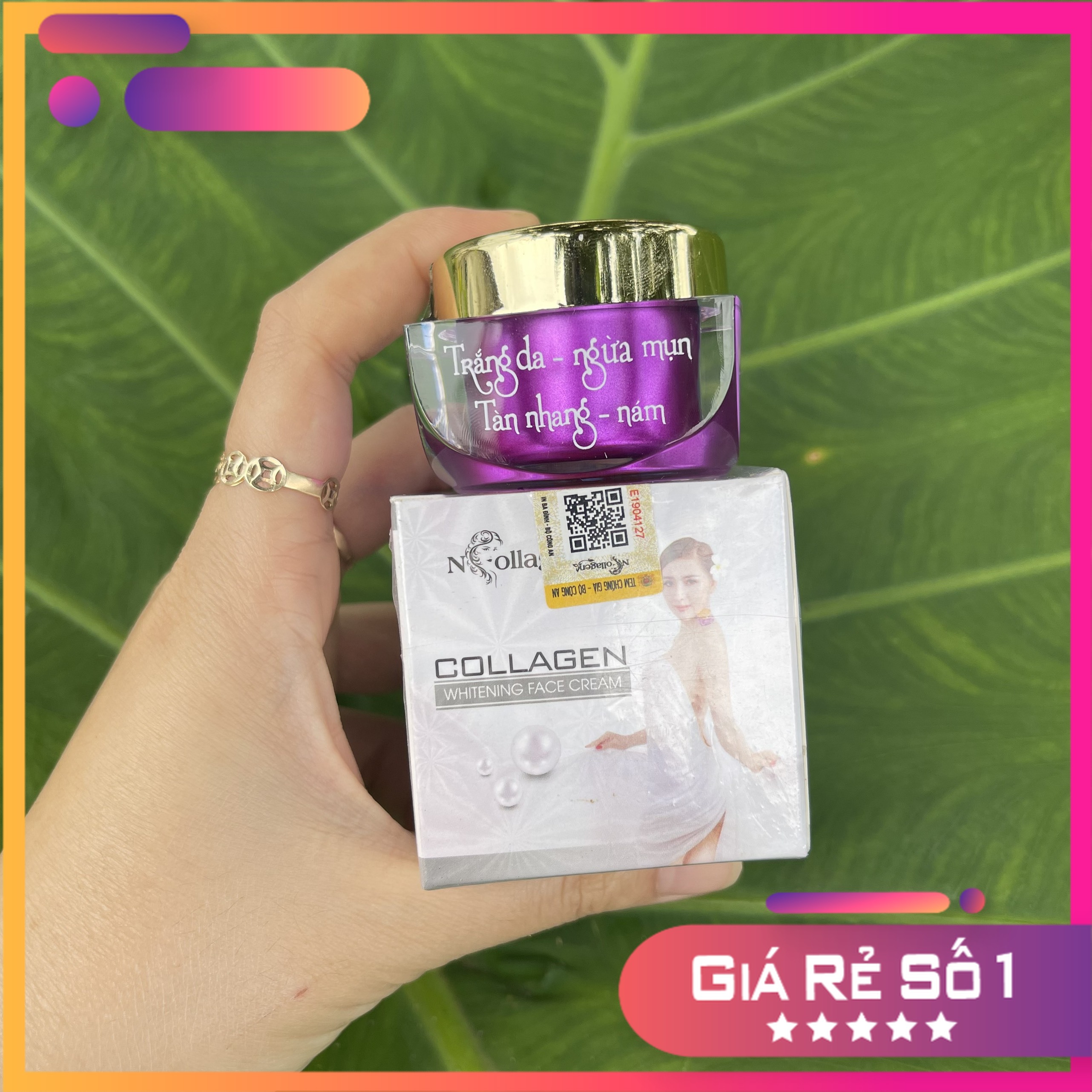 Kem Face Tím – Whitening Face Cream nám, tàn nhang, làm trắng da.