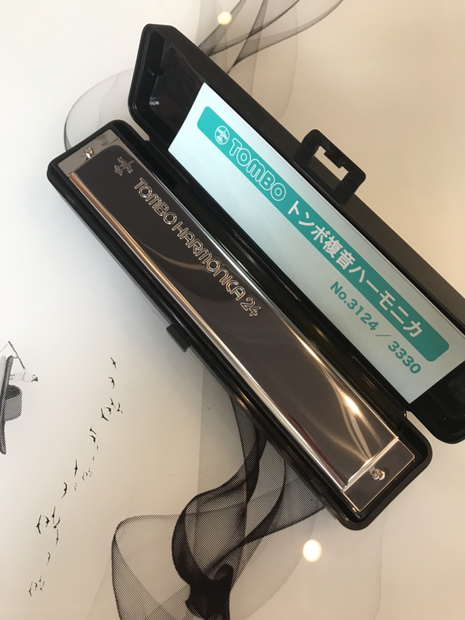 Kèn harmonica tremolo Tombo 24 lỗ C# âm thanh hay