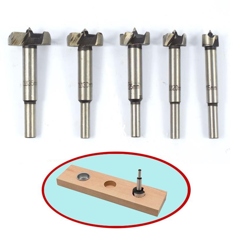 Bộ 5 mũi khoan gỗ lắp bản lề bật D15-35mm