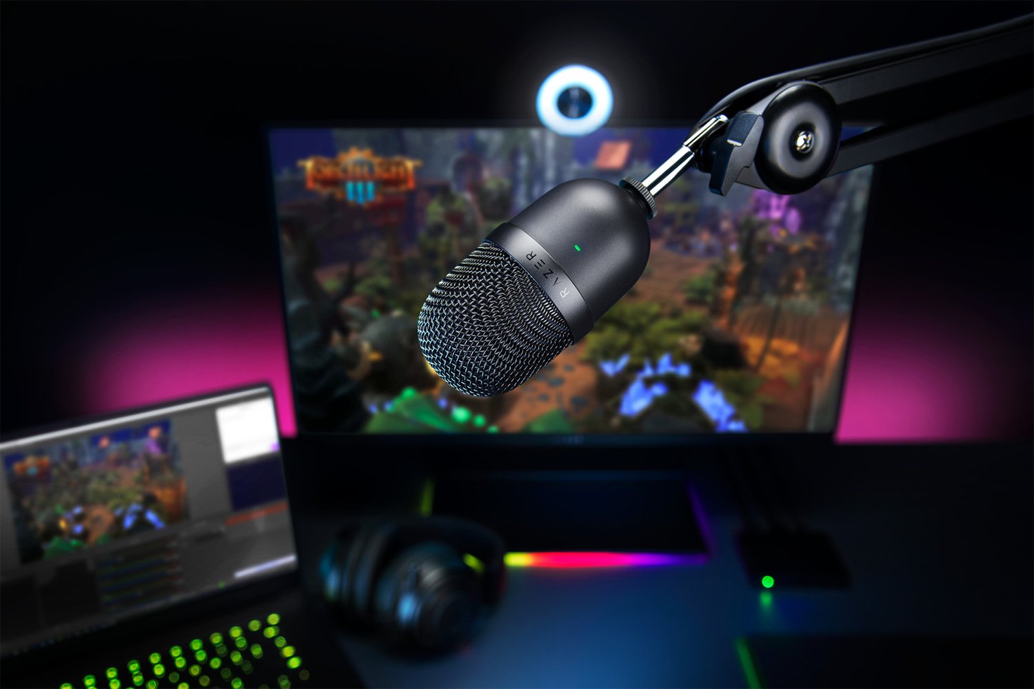 Micro Để Bàn Mini Razer Seiren usb