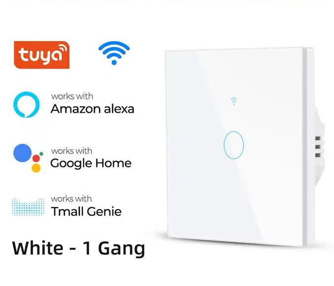 Công tắc wifi+rf433 thông minh Tuya