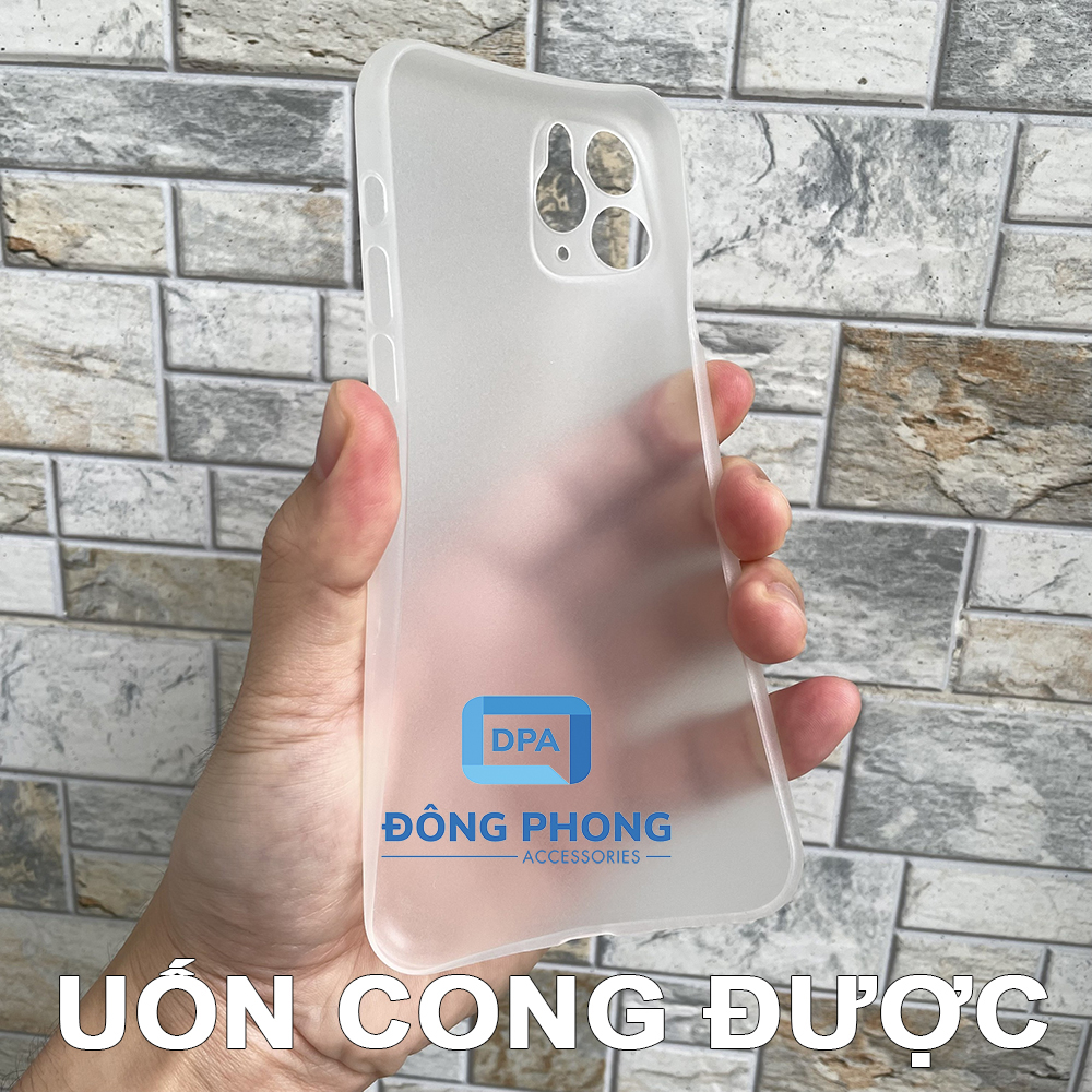 Combo 2 Ốp Lưng Trong Nhám Unibody iPhone 11 Pro Max Siêu Mỏng Giấy