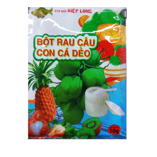 Bột rau câu con cá dẻo Hiệp Long 10g