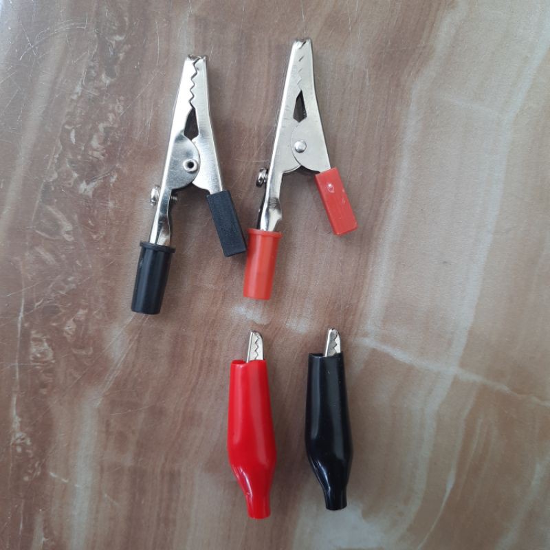 1 đôi Đầu kẹp cá sấu to.nhỏ các loại