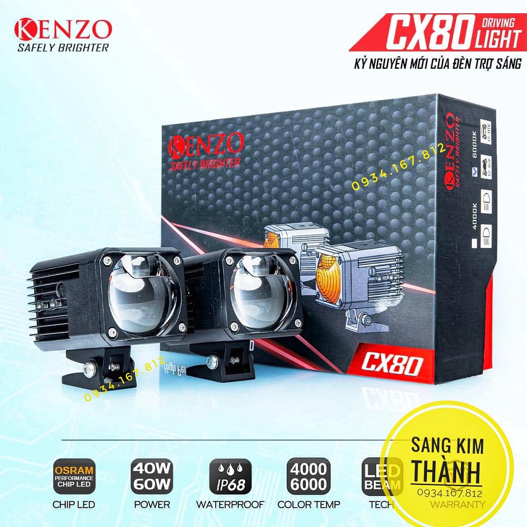 Đèn Bi Cầu Trợ Sáng KENZO CX80