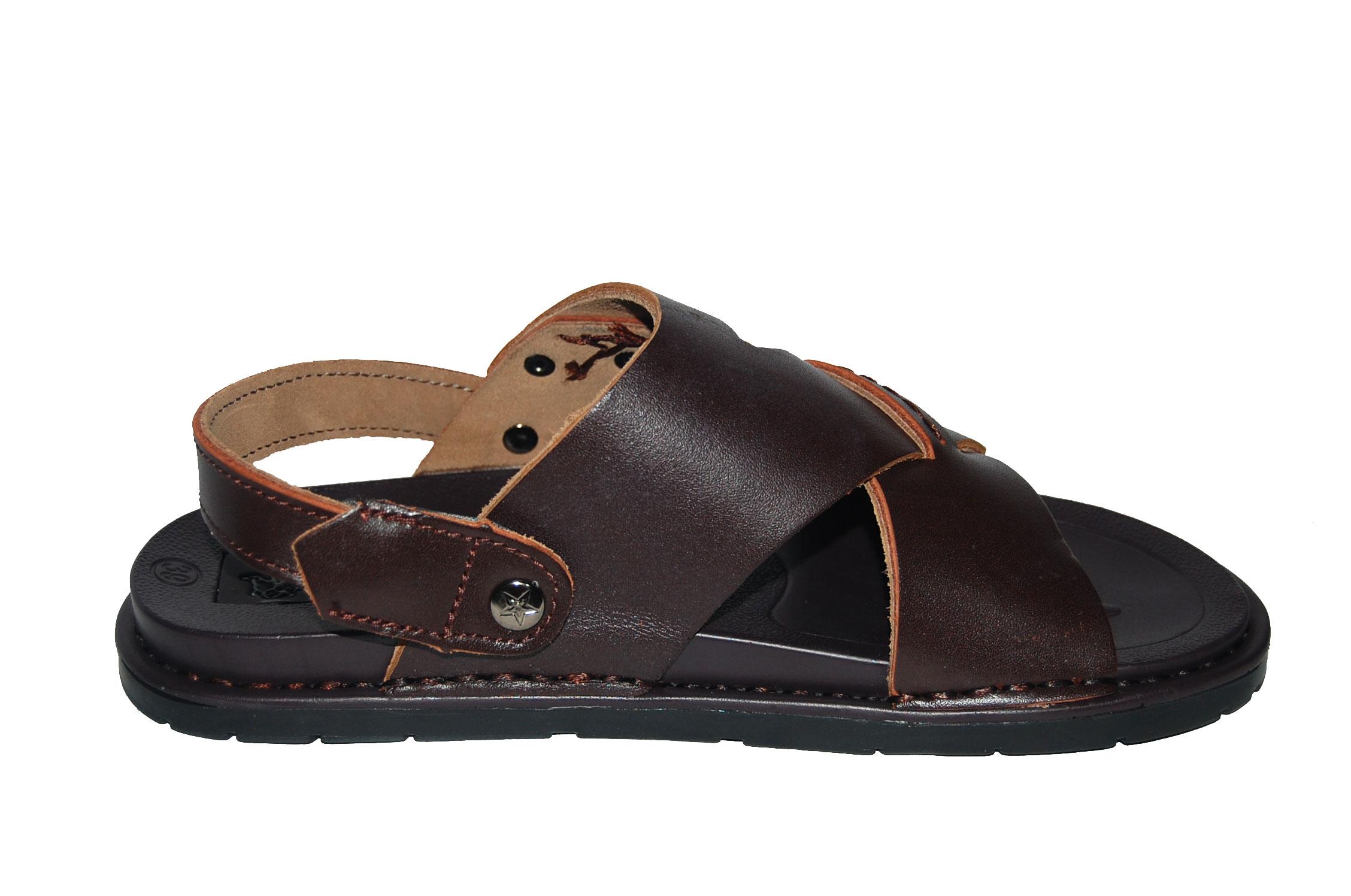 [HCM]Sandal nam da bò thật. Bảo hành 12 tháng. MS: SD28