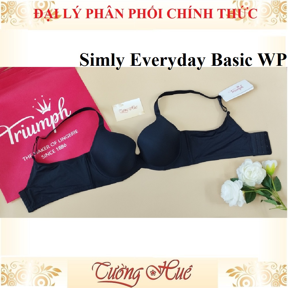 Áo lót nữ Triumph Simply Everyday Basic WP trơn mút mỏng lưng bảng to.