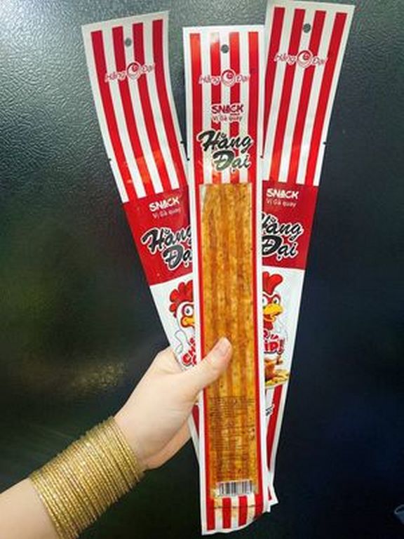 Bánh snack gà quay hd vị siêu ngon 5 gói