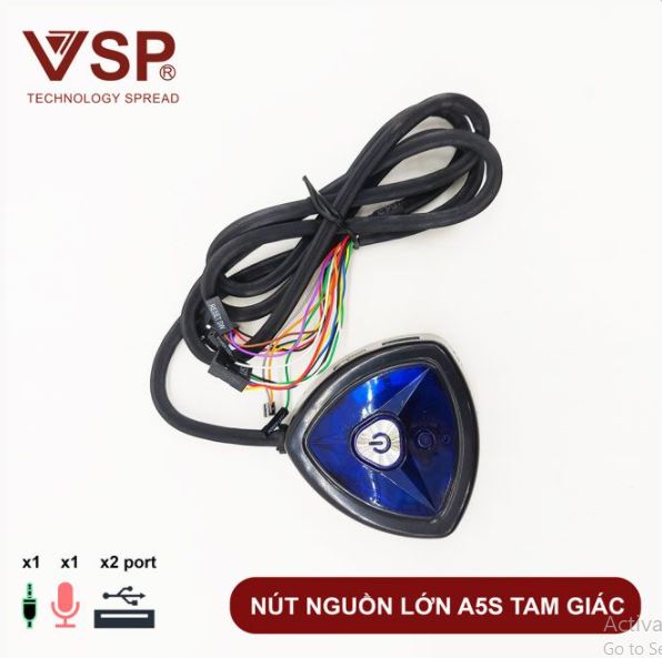 Nút nguồn Aone loại dán ( Tam giác )