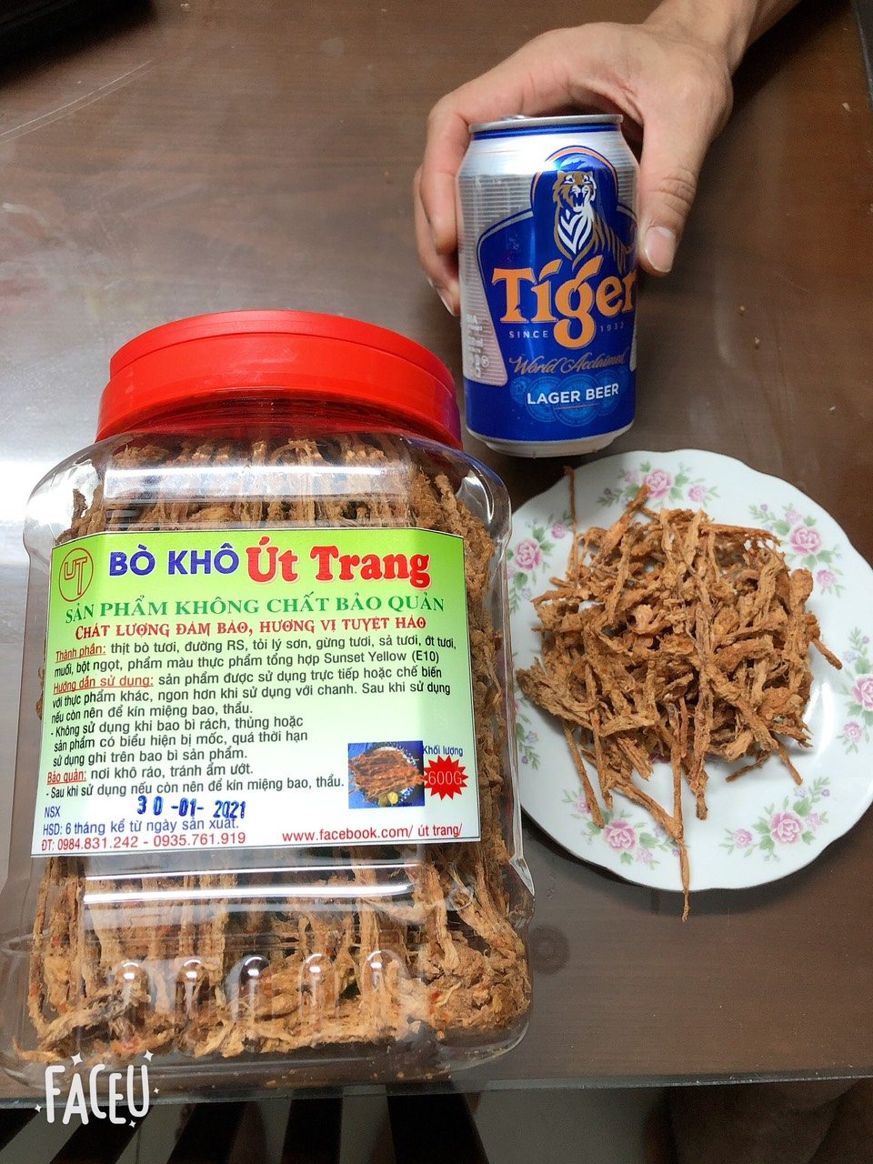 Khô bò út trang