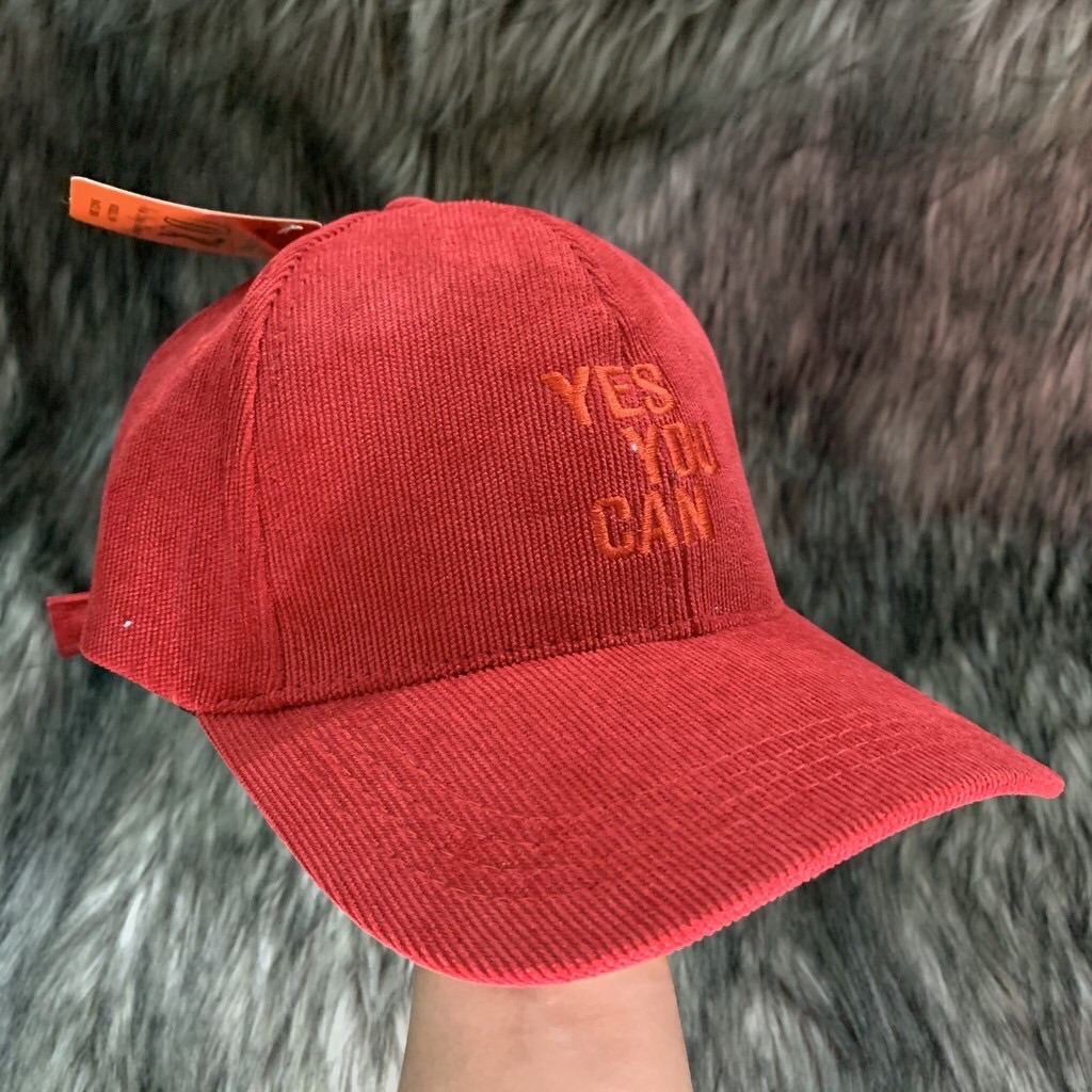 NÓN KẾT NHUNG YES YOU CAN CHẤT DÀY SIÊU ĐẸP