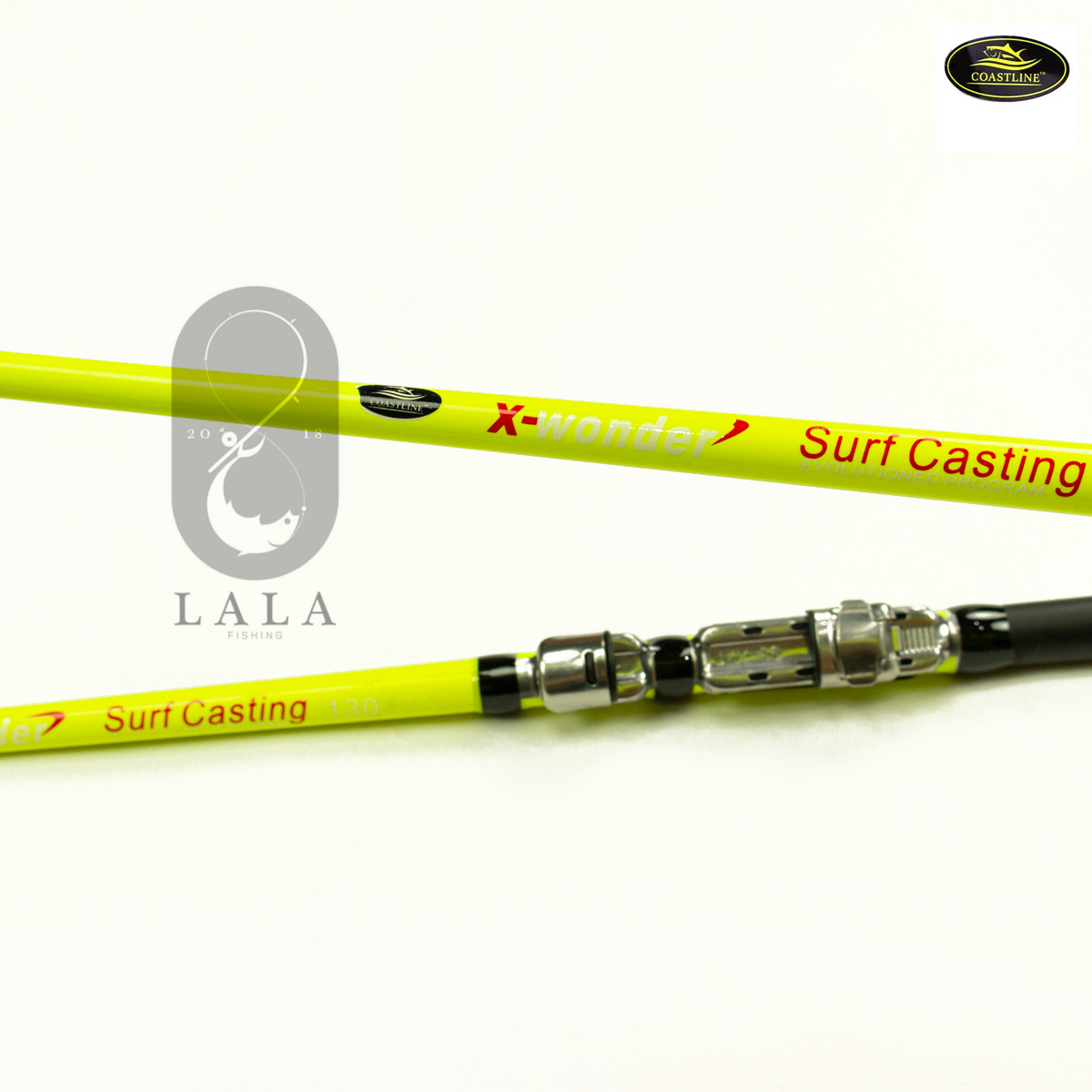 Combo Cần tôm CoastLine X-Wonder Surf Casting 1m3 (đọt đặc) và máy tôm siêu rẻ