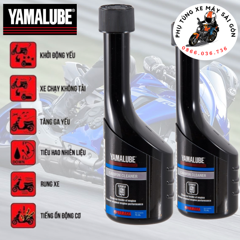 Vệ sinh buồng đốt kim phun Yamaha Carbon Cleaner 75ml chính hãng