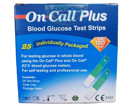 Que thử đường huyết On Call Plus