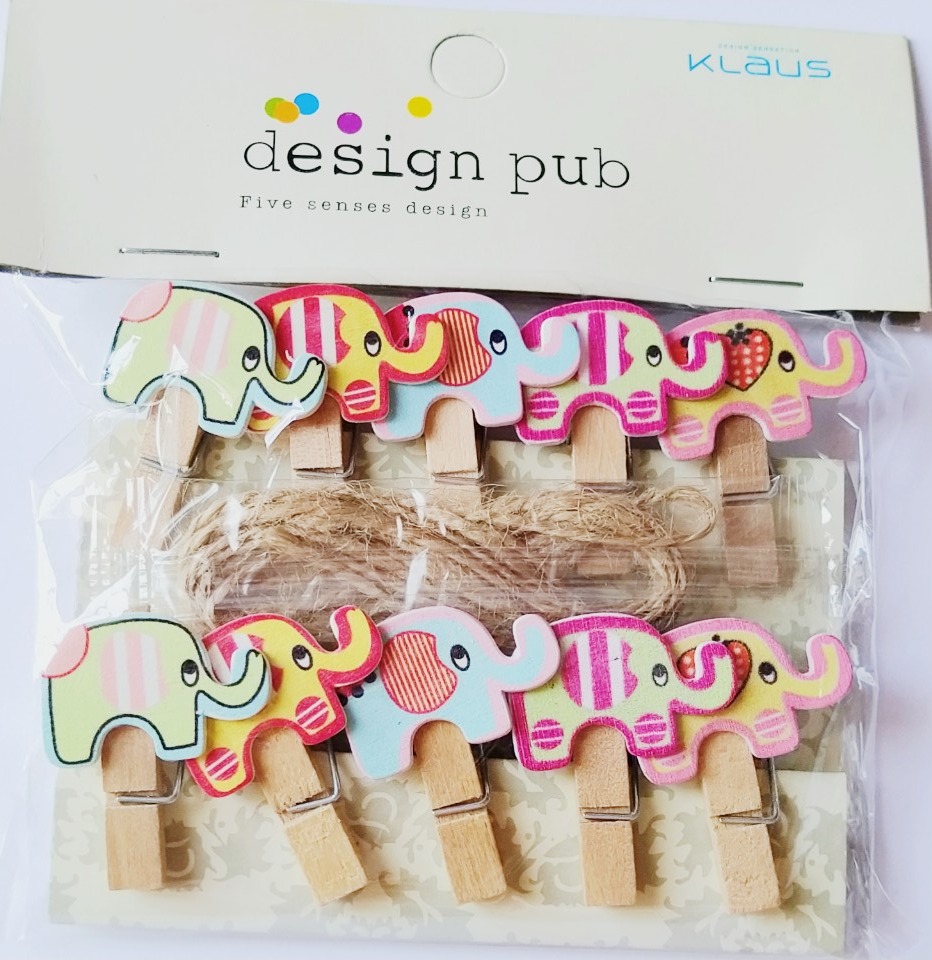 [HCM]Kẹp gỗ trang trí hình cute