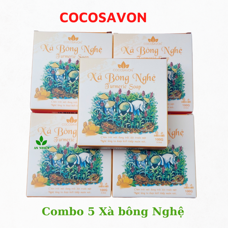 Xà bông nghệ cocosavon combo 5