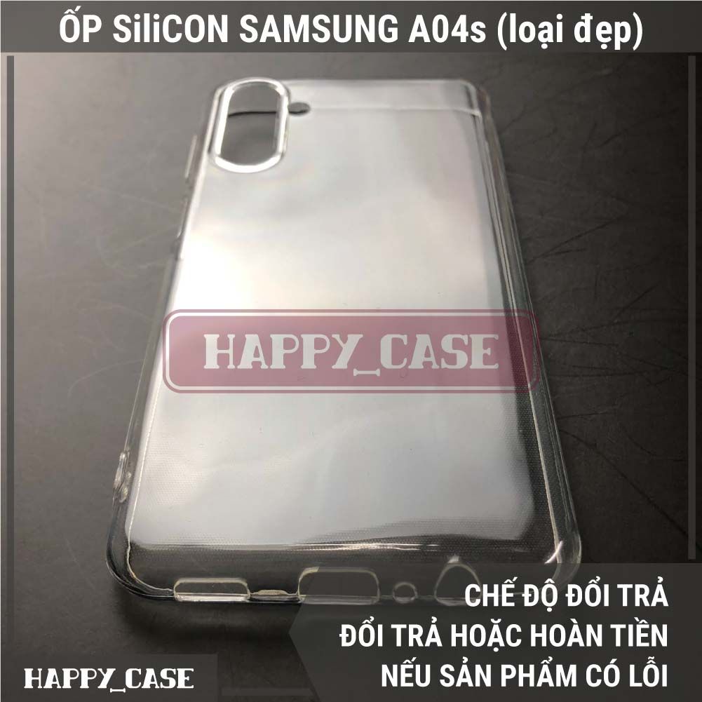 Ốp Điện Thoại Samsung A04s (LOẠI ĐẸP) Thin Transparent Silicon