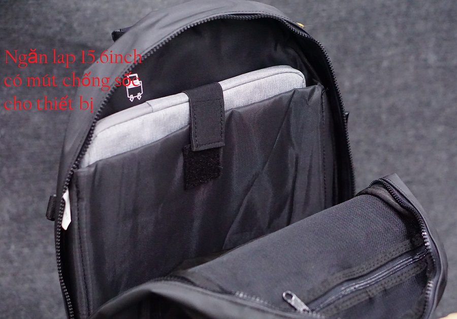 [HCM]Balo đựng laptop đi làm  Su-per-dry (đen Camo).