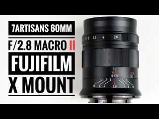 [Trả góp 0%](CÓ SẴN) Ống kính 7Artisans 60mm F2.8 Mark II - Macro 1 1 dùng cho Sony E, Fujifilm, Canon EOS-M, Nikon Z và Panasonic Olympus M4 3 thumbnail
