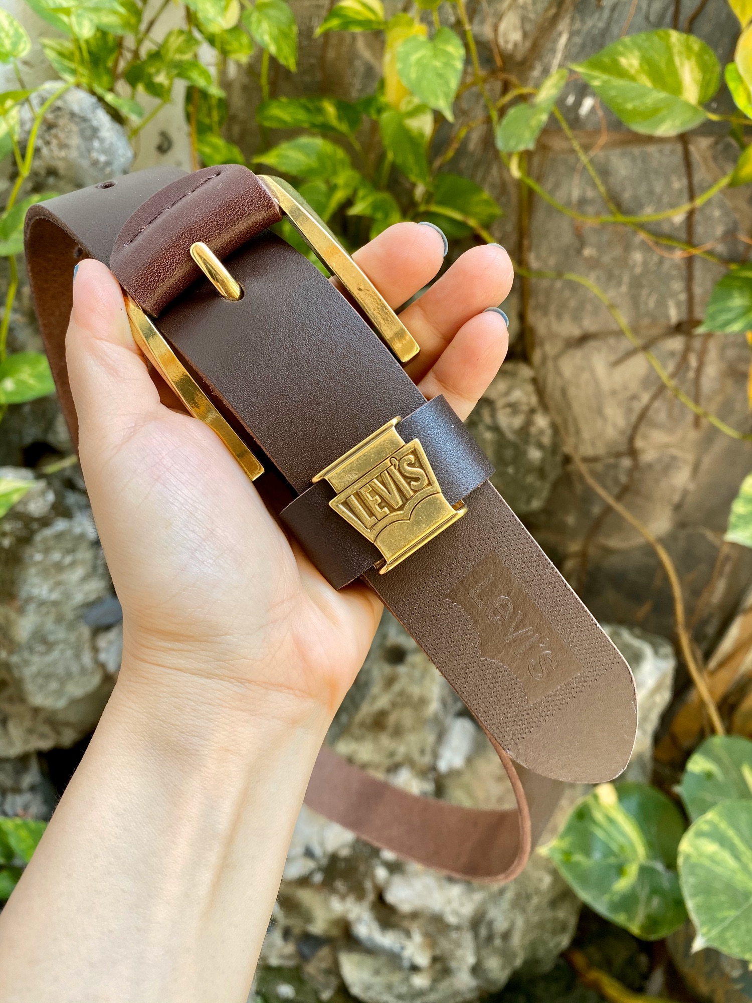 [HCM]Dây da 1 lớp kim 4cm