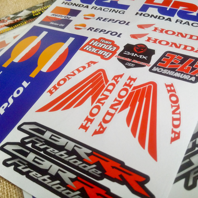 Decal Nhiệt Phản Quang DÁN XE HONDA sắc nét, Chống thấm FG67