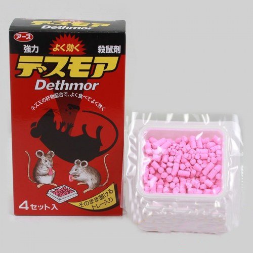 Viên Diệt Chuột Dethmor Nhật Bản Hộp 4 Vỉ