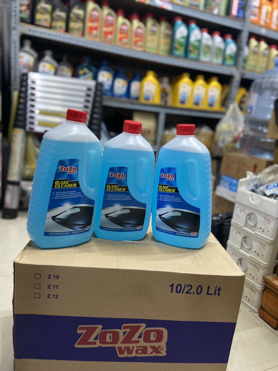 NƯỚC RỬA KÍNH Ô TÔ ZOZO WAX 2L