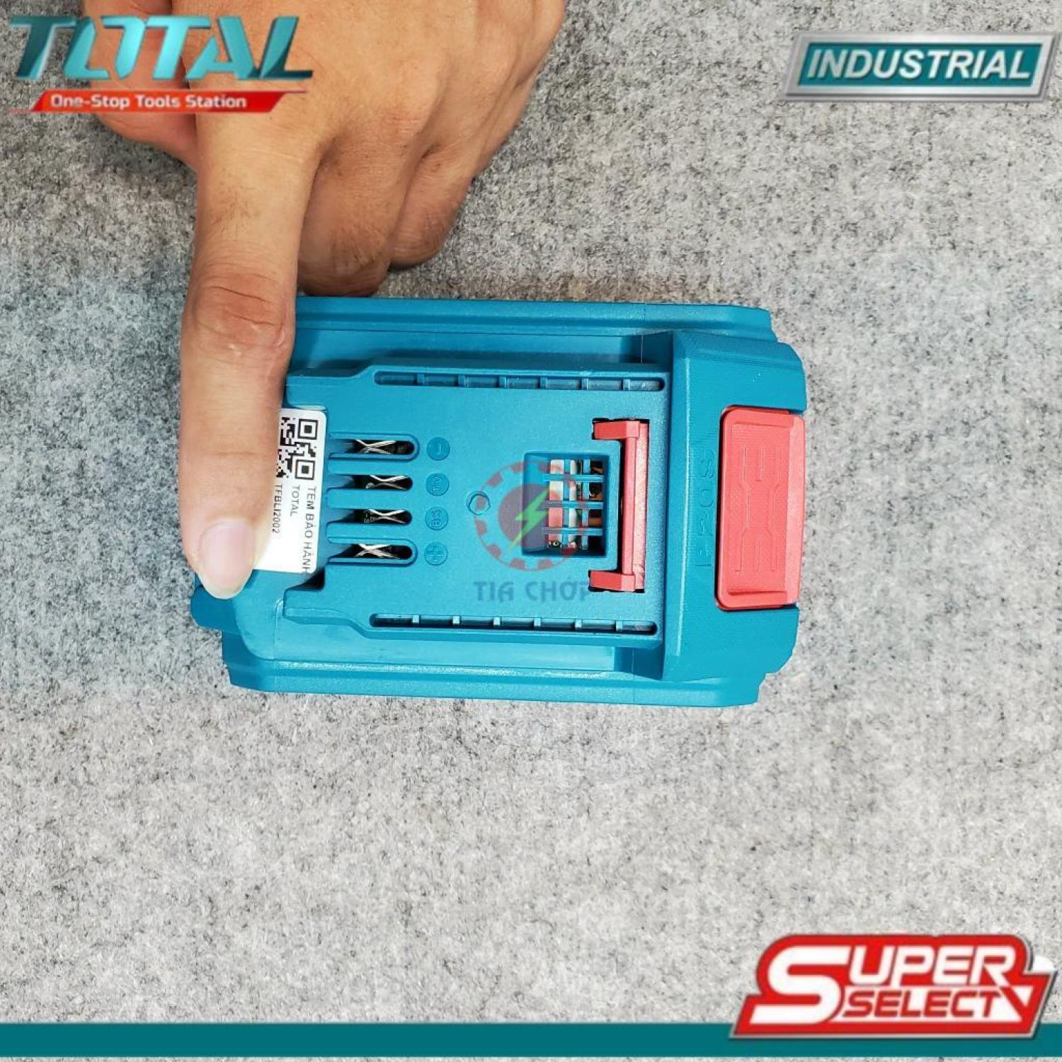 Combo sạc nhanh 105w, pin 20v total tfcli2003 tfbli20011 tfbli2002