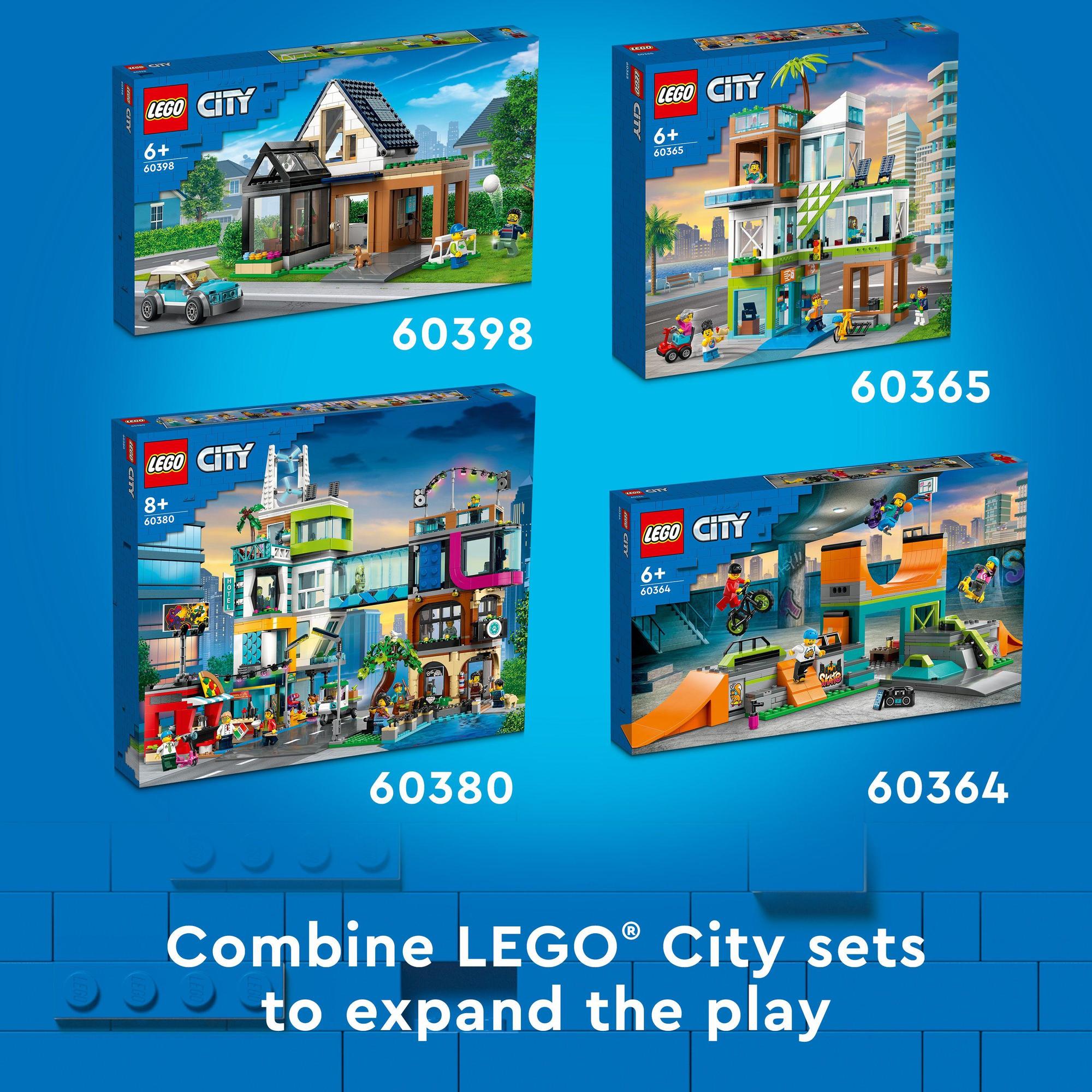 LEGO CITY 60362 Đồ chơi lắp ráp Trạm rửa xe (243 chi tiết)