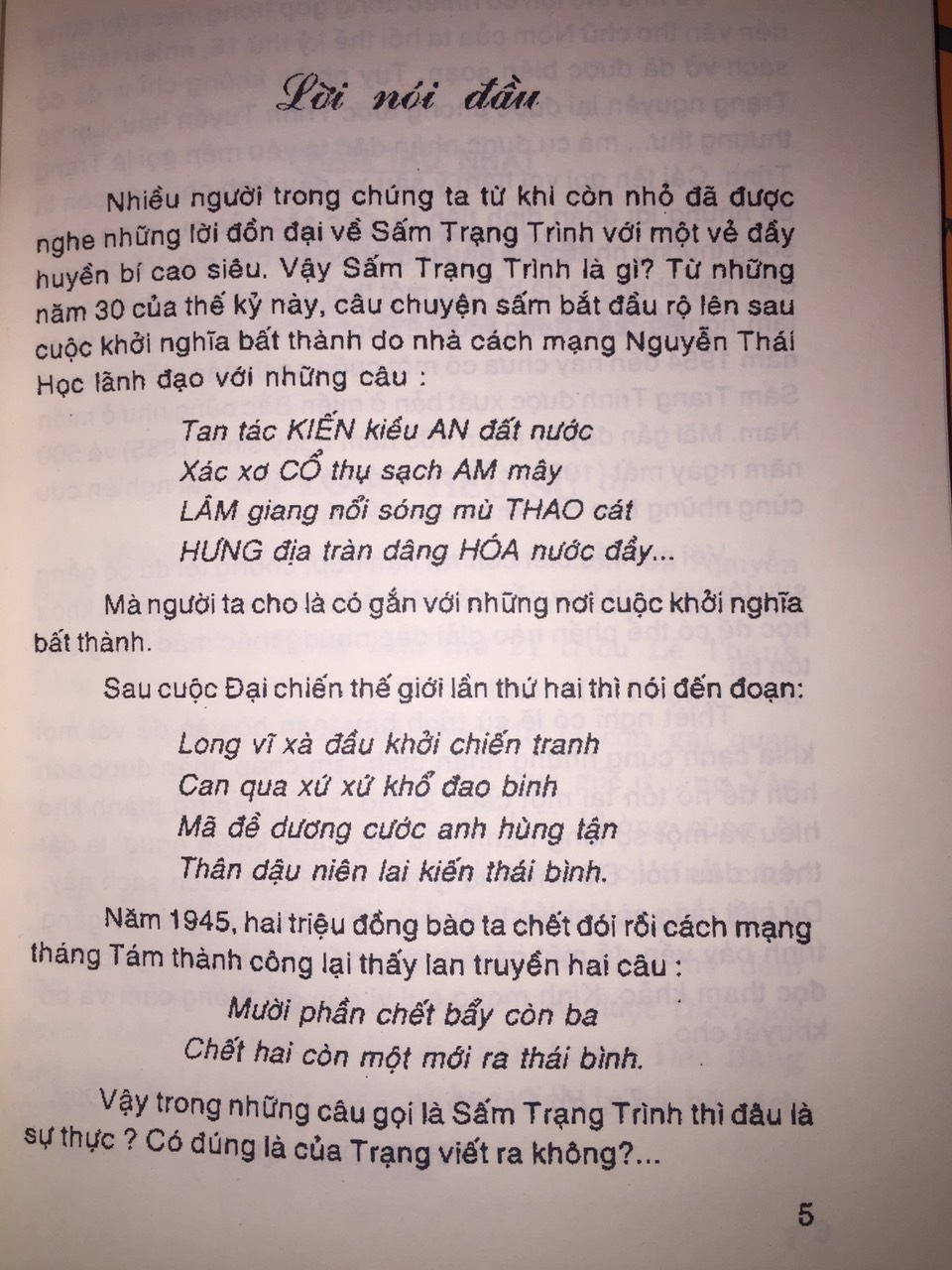 Sách Giai Thoại Và Sấm Ký Trạng Trình
