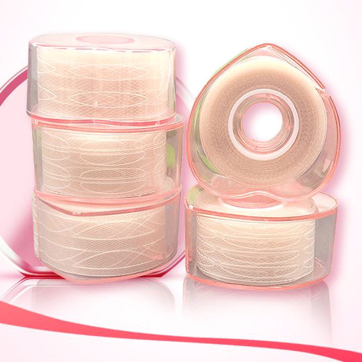 Kích mí cuộn 2 size to và nhỏ kèm keo