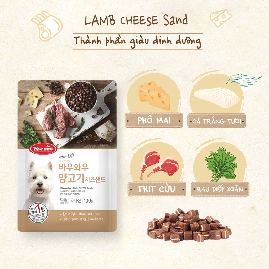 PHÔ MAI THỊT CỪU BOWWOW LAMB CHEESE SAND