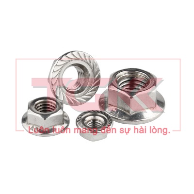 Đai ốc liền phẳng inox 304 (M3-M12)