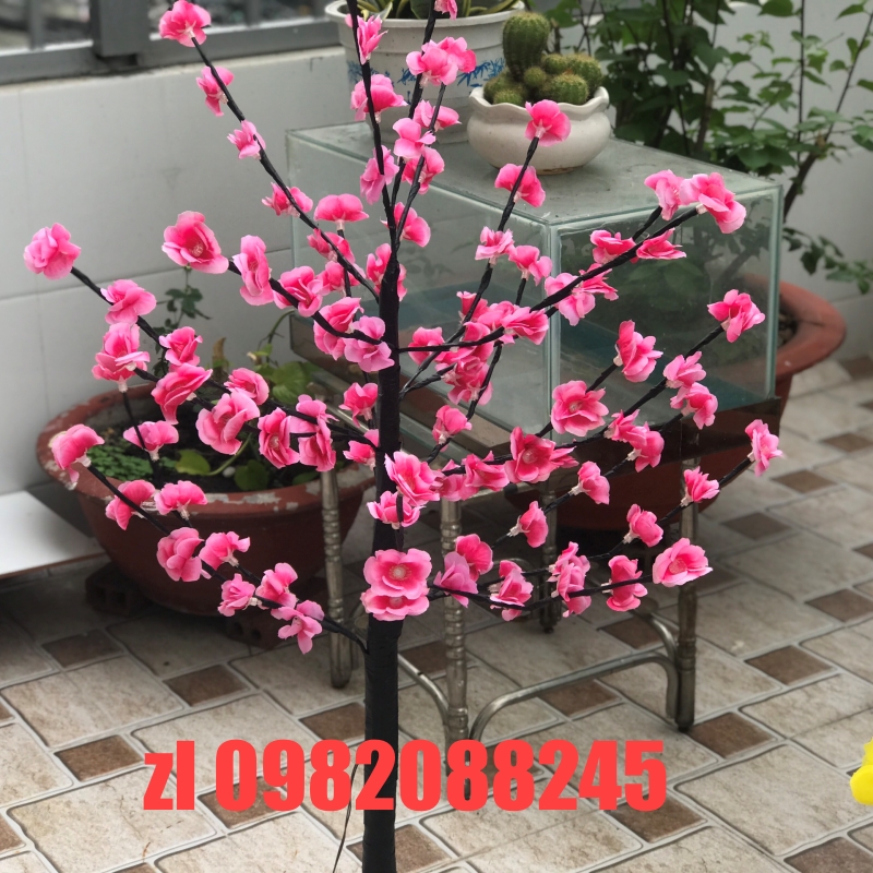 CÂY HOA MAI, HOA ĐÀO ĐÈN LED 1M2 CAO CẤP [SẢN PHẨM MỚI TẾT 2023]