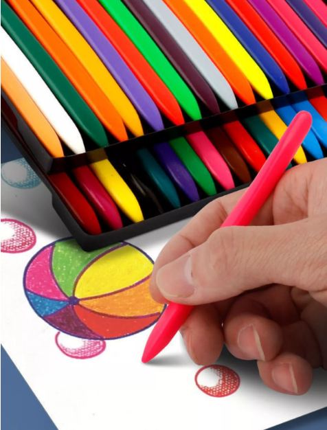 Bộ bút màu sáp 24 màu hữu cơ an toàn cho bé