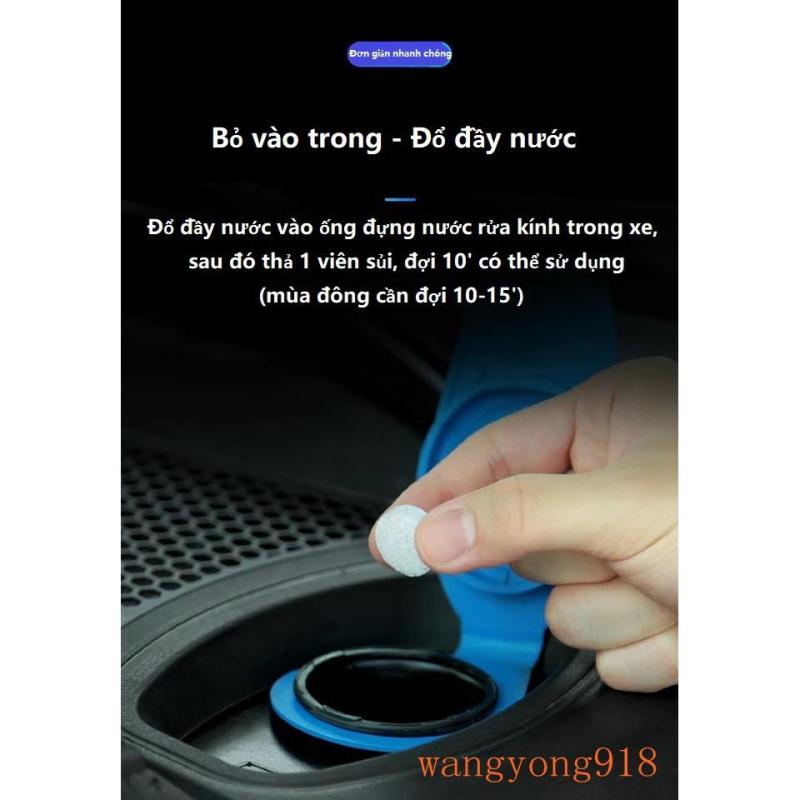 10 Viên sủi nước rửa kính oto hiệu quả cao
