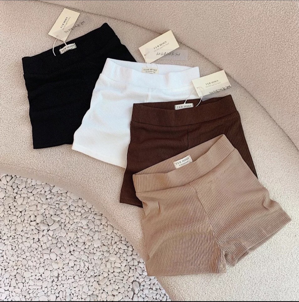 Quần Đùi Legging Cạp Cao Siêu Co Dãn 4 Chiều 45-60Kg