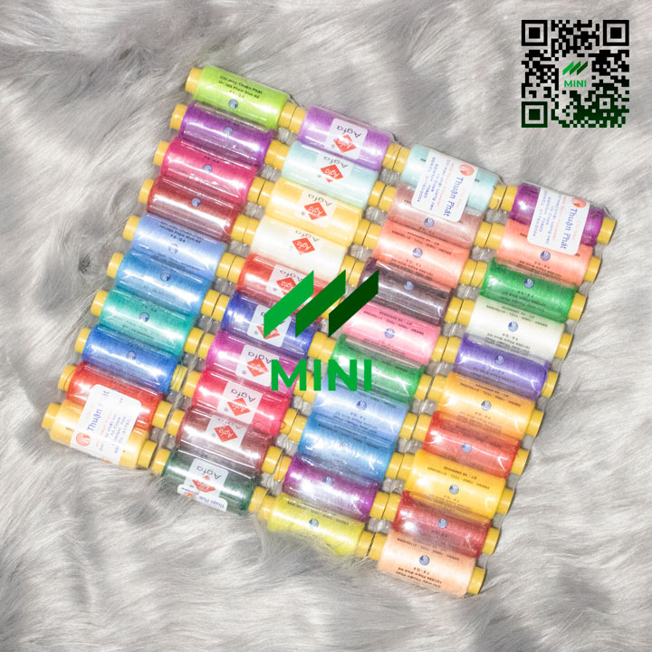 [1 Set/10 cuộn] Chỉ may khâu vá quần áo