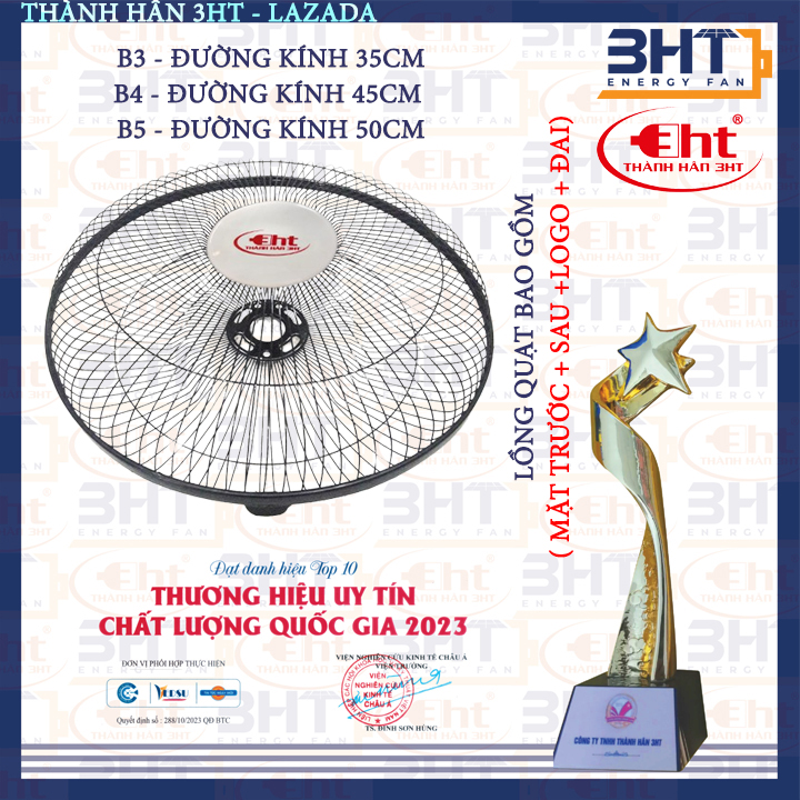 6 Bộ lồng quạt, 30cm và 40cm.