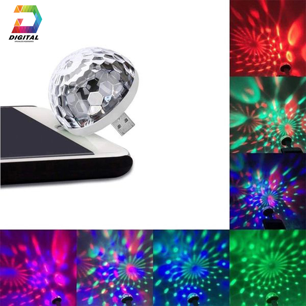 Đèn Led Vũ Trường Mini Cảm Ứng Theo Nhạc